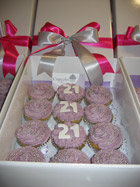 21st Birthday Cupcakes