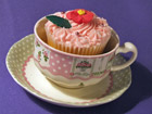 Robert Gordon Cup and Saucer with cupcake